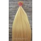 PRÉMIUM KeratinosU-TIP (tincses) póthaj hőillesztéshez, világosszőke 50cm