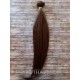 Európai tresszelt póthaj, sötétbarna 50cm