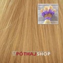 EU Keratinos póthaj hőillesztéshez, középszőke 80cm